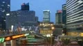 Time lapse of Lujiazui modern buildings in Shanghai,China. HD Footage