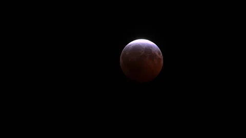 Time Lapse:  Lunar Eclipse August 27, 2026 Stock-Footage 344107637