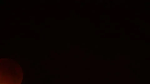 Time Lapse of Lunar Eclipse of September 27th 2015 Stock Footage 55628057