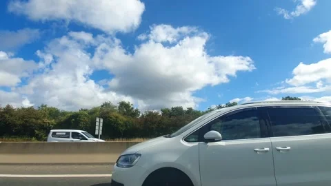 Time Lapse. Luton to Coventry Motorways Travel of England Stock Footage 319049165