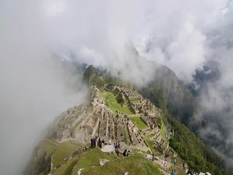 Time Lapse Machu Picchu Peru Stock Footage 77377094