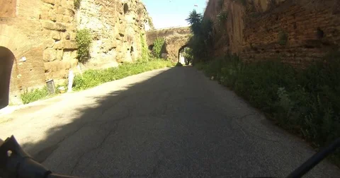 Time lapse made in the street of Rom, mandrione Video stock 76212634