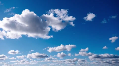 Time-Lapse: Majestic Clouds Drifting Stock Footage 303708443