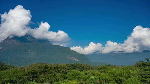 Time lapse majestic view of Doi Luang Chiang Dao in northern Thailand Stock Footage 227321082