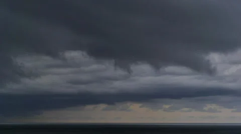 Time lapse of major storm clouds Stock Footage 56090847