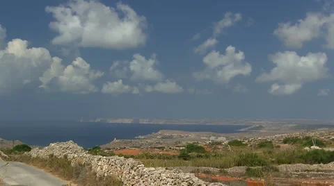 Time lapse Malta Island Stock Footage 3309955