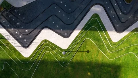 Time lapse of man-made pond and meadow Stock Footage 168397698