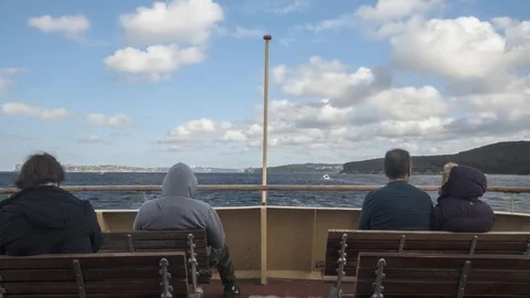 Time Lapse of Manly Ferry Sailing to Sydney CBD, Australia Vidéo 76755249