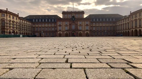 Time lapse at Mannheim university Stock Footage 126568411