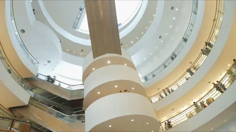 Time lapse Many people visit, Photography Exhibition at Bangkok Art in Thailand Stock Footage 156440073