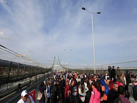 Time lapse marathon runner run Stock Footage 73612934