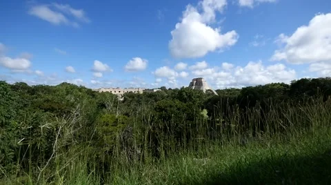 Time lapse Mayan ruins Stock Footage 62872315