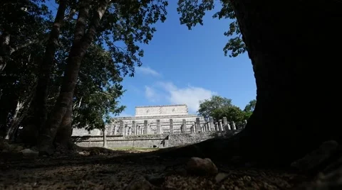 Time lapse Mayan ruins Stock Footage 62874524