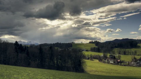 Time lapse of a meadow in Austria Stock-Footage 37244006