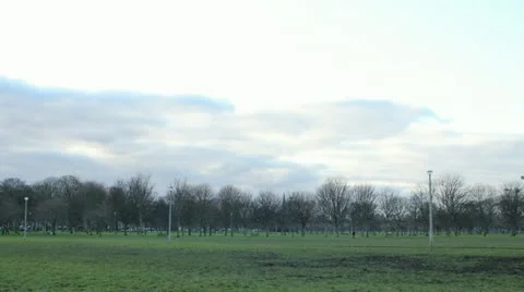 Time lapse of the Meadows park in Edinburgh. Stock Footage 10845278