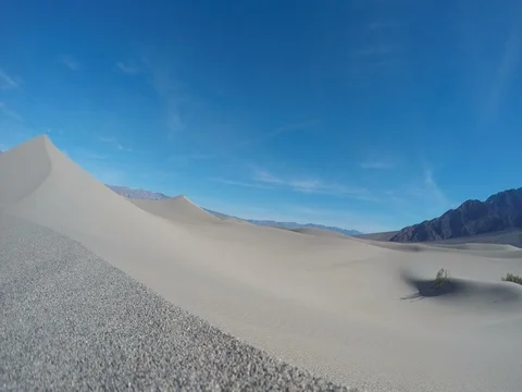 Time-lapse Mesquite Dunes, Death Valley, California Stock Footage 70453560