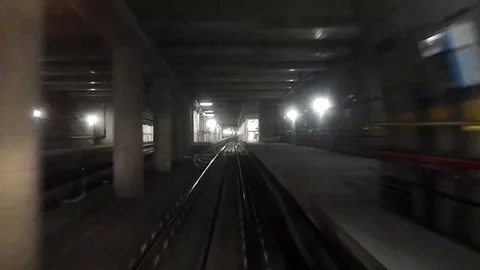 Time Lapse of Metro M5 스톡 동영상 80448675
