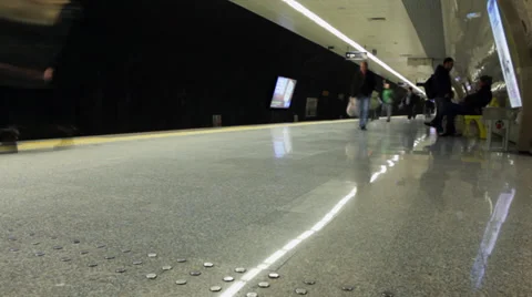 Time lapse Metro Station Stock-Footage 34355602