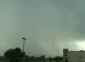 Time lapse microburst movement of clouds and rain Footage