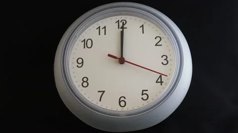 Time lapse of a midnight hour 4K Stock Footage 48153875