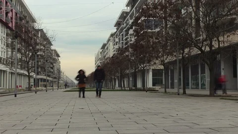 Time lapse milan - santa giulia district, near rogoredo Video stock 101101919