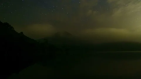 Time lapse of the Milky Way and the starry sky over the Alps. Stock Footage 88316064
