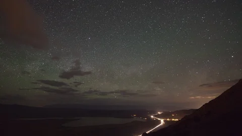 Time Lapse Of The Milky Way Stock-Footage 87561450