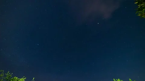 Time lapse of the Milky Way Stock Footage 153484050