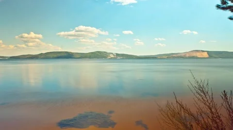 Time lapse of the mining plant and quarry Stock Footage 40463751