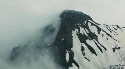 Time lapse of mist in the mountains. Sochi. Stock Footage 51323715