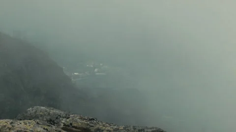 Time lapse of mist in the mountains. Sochi. Stock Footage 51323964