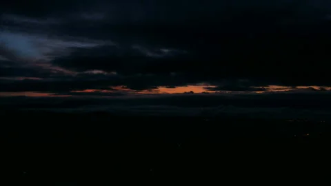 Time Lapse of Misty landscape with light morning through. Stock Footage 138210120