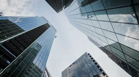 Time lapse: Modern architecture and City of London skyscrapers Video stock 65518483