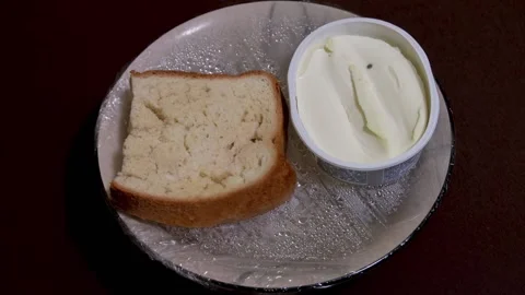 Time-lapse of molding bread and cream cheese Stock Footage 234751739