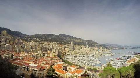 Time lapse of Monaco, Monte Carlo Stock Footage 75927511