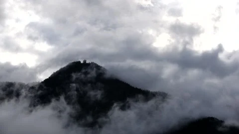 Time lapse in montagna Video stock 158496219