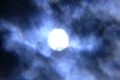 Time Lapse Moon and Clouds 01 x3 Footage