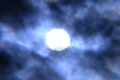 Time Lapse Moon and Clouds 01 x3 Web Footage