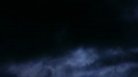 Time Lapse Moon and Clouds 08 x10 Loop Stock Footage