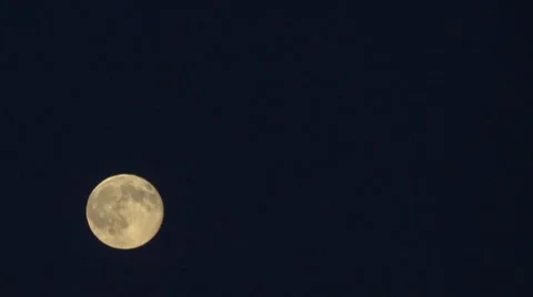 Time Lapse Moon moving away 0910 01 스톡 동영상 7757048