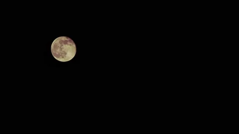 Time lapse moon in the night sky Stock Footage 151336110
