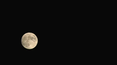 Time lapse Moon NTSC Stock Footage 35662441