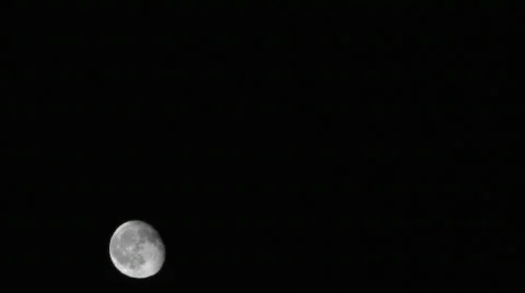 Time lapse moon rising Stock Footage 271664