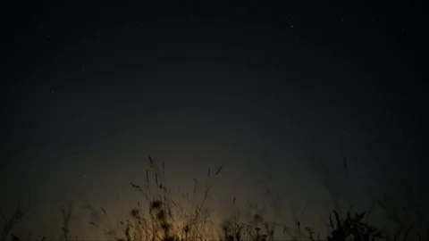 Time lapse moon in sky Stock Footage 81776621