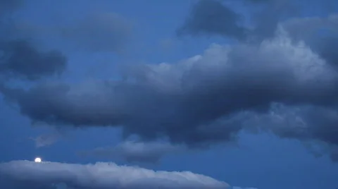 Time Lapse Moonrise 01 Video stock 417997