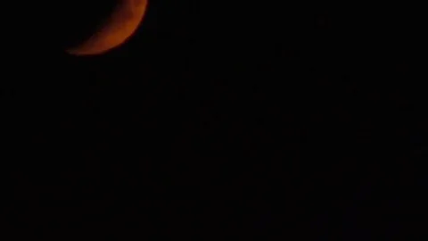 Time Lapse Moonset Stock Footage