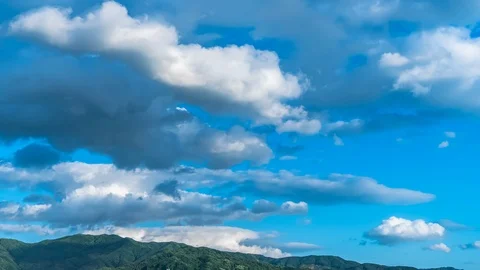 Time lapse ,Morning atmosphere of cloud and sky ,south korea Stock Footage 108377282