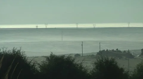 Time Lapse of Morning Mists Burning Off on the Plains Stock Footage 54729933