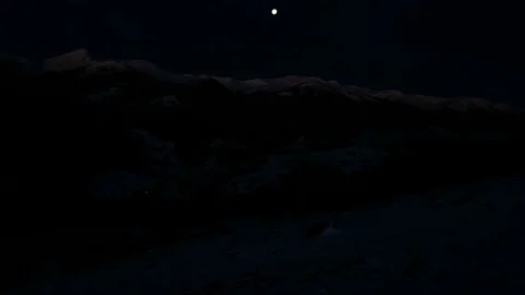 Time Lapse of the morning mountains Stock Footage 84738209