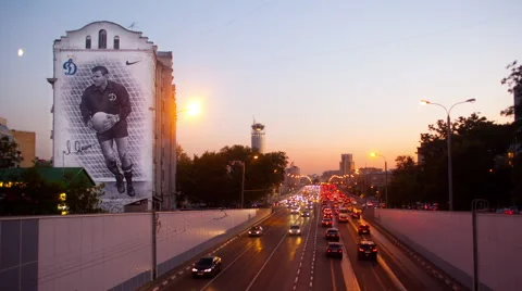 Time Lapse Moscow Video stock 64896498